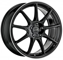 Gloss Black + Diamond Lip + Silver Lettering