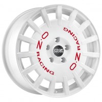 Race White Red Lettering
